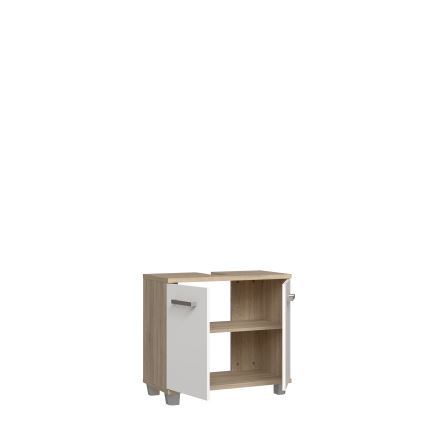 Bathroom cabinet VENOM, White/Sonoma Oak