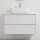 Bathroom cabinet with washbasin TRONDHEIM/KRISTIANSAND 90x57x46 cm white