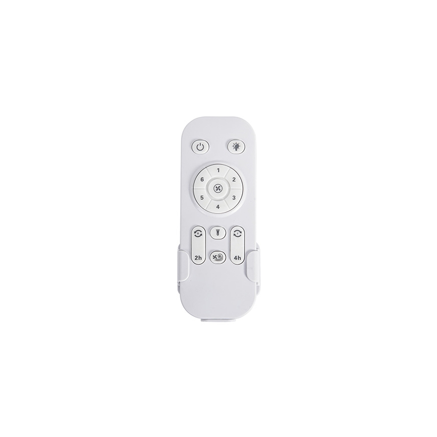 Bathroom ceiling fan d. 132 cm IP44 black + remote control