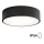 Bathroom ceiling light CLEO 2xE27/24W/230V d. 30 cm black IP54