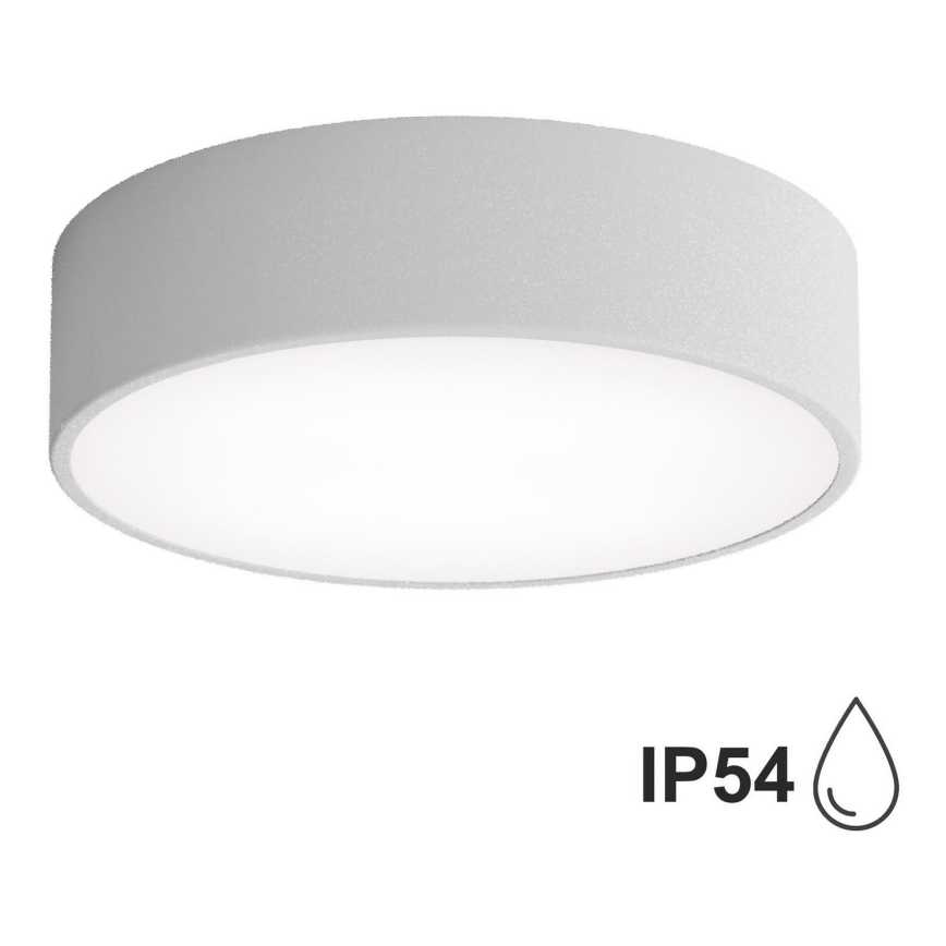 Bathroom ceiling light CLEO 2xE27/24W/230V d. 30 cm grey IP54