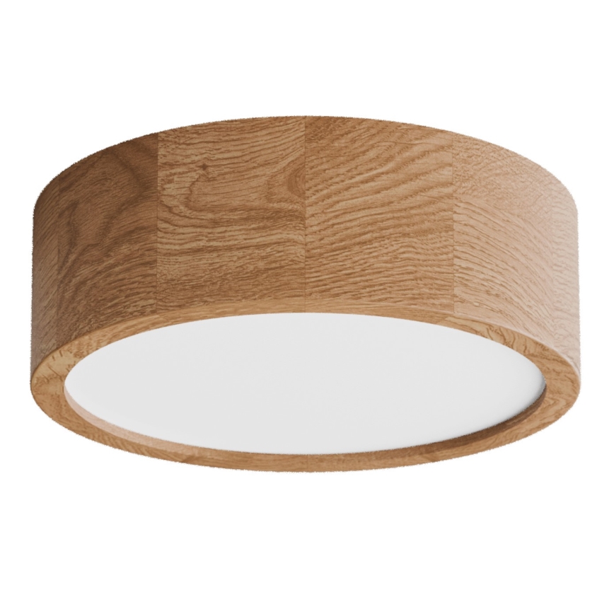 Bathroom ceiling light CLEO 2xE27/24W/230V IP54 d. 27,5 cm oak