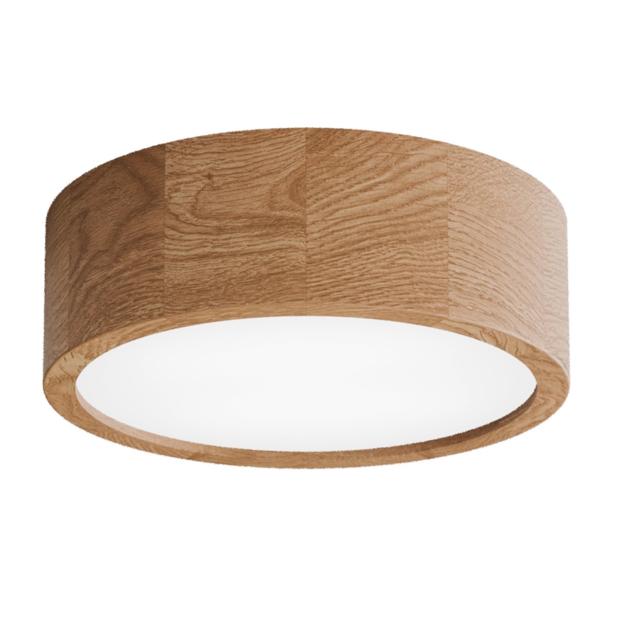 Bathroom ceiling light CLEO 2xE27/24W/230V IP54 d. 27,5 cm oak