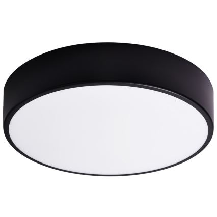 Bathroom ceiling light CLEO 3xE27/24W/230V d. 40 cm black IP54
