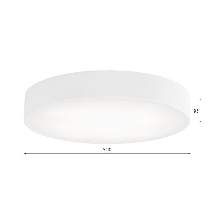 Bathroom ceiling light CLEO 4xE27/24W/230V d. 50 cm white IP54