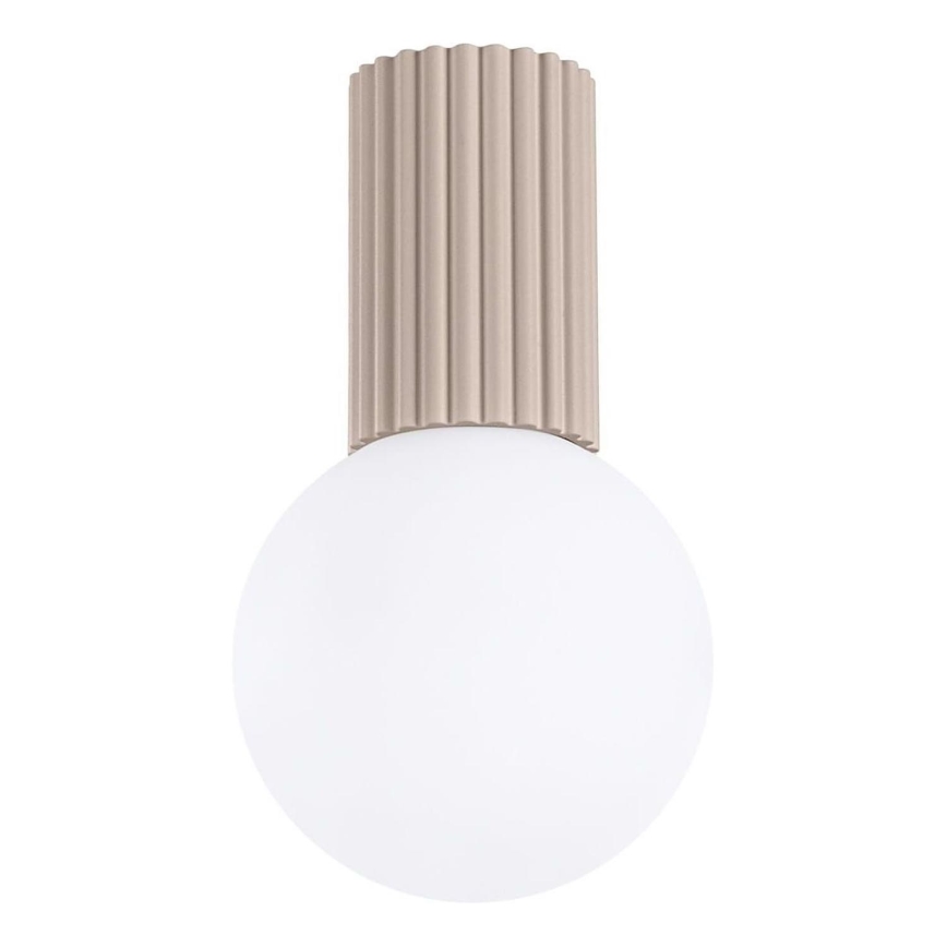 Bathroom ceiling light HALO 1xG9/8W/230V d. 12 cm IP44 beige