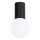 Bathroom ceiling light HALO 1xG9/8W/230V d. 12 cm IP44 black