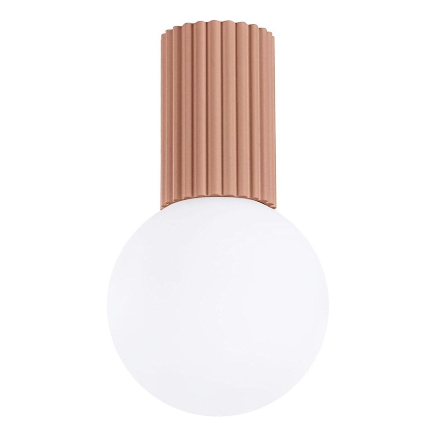 Bathroom ceiling light HALO 1xG9/8W/230V d. 12 cm IP44 brown