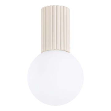 Bathroom ceiling light HALO 1xG9/8W/230V d. 12 cm IP44 creamy