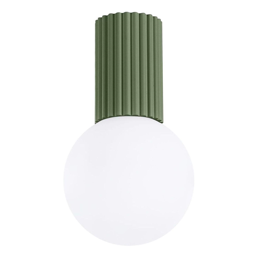 Bathroom ceiling light HALO 1xG9/8W/230V d. 12 cm IP44 green
