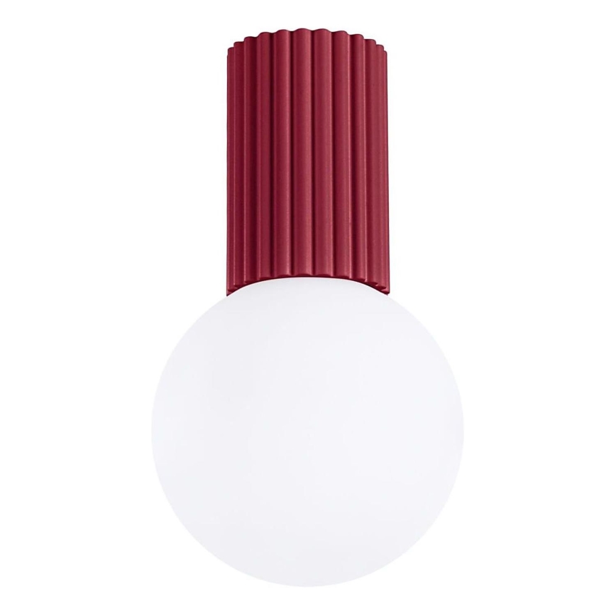Bathroom ceiling light HALO 1xG9/8W/230V d. 12 cm IP44 red