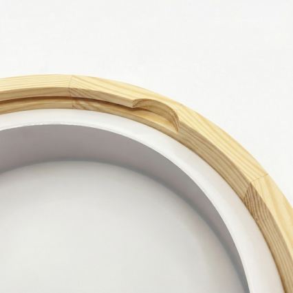 Bathroom ceiling light NATURAL MODERN 2xE27/15W/230V IP54 Ø 27.5 cm pine