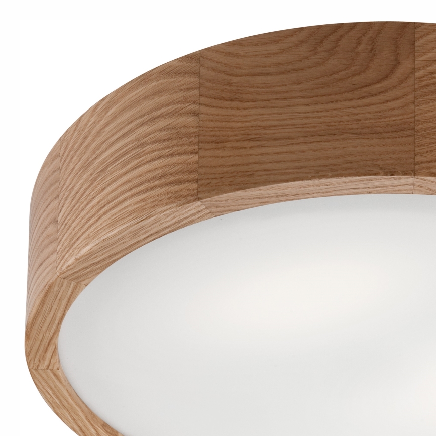 Bathroom ceiling light OAK 3xE27/15W/230V oak ø 37 cm IP54 - FSC certified