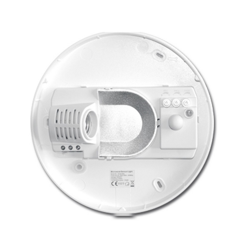 Bathroom ceiling light with a sensor VICTOR 1xE27/60W/230V IP44