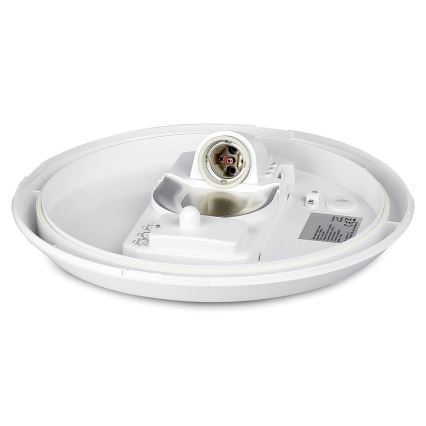 Bathroom ceiling light with sensor 1xE27/60W/230V IP44 ø 29,6 cm