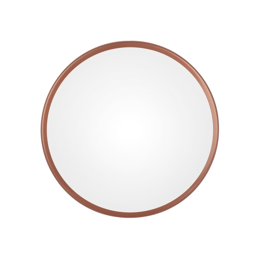 Bathroom ceiling light with sensor CLEO 2xE27/24W/230V Ø 30 cm copper IP54