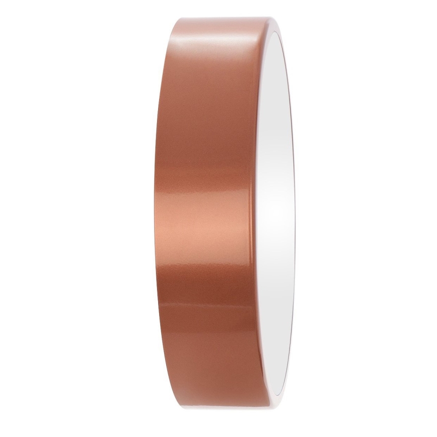Bathroom ceiling light with sensor CLEO 3xE27/24W/230V Ø 40 cm, copper finish, IP54