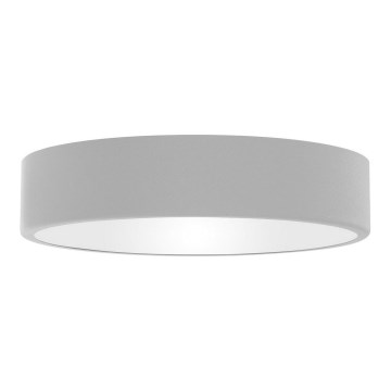 Bathroom ceiling light with sensor CLEO 3xE27/24W/230V Ø 40 cm grey IP54