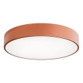 Bathroom ceiling light with sensor CLEO 4xE27/24W/230V Ø 50 cm IP54 copper
