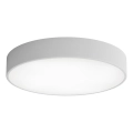Bathroom ceiling light with sensor CLEO 4xE27/24W/230V Ø 50 cm IP54 gray
