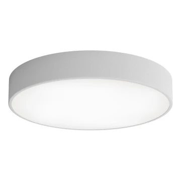 Bathroom ceiling light with sensor CLEO 4xE27/24W/230V Ø 50 cm IP54 gray
