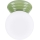 Bathroom ceiling light ZORI 1xG9/8W/230V Ø 12 cm IP44 green
