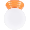 Bathroom ceiling light ZORI 1xG9/8W/230V Ø 12 cm IP44 orange