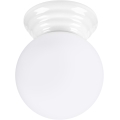 Bathroom ceiling light ZORI 1xG9/8W/230V Ø 12 cm IP44 white