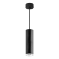 Bathroom chandelier on a string TURYN 1xGU10/10W/230V IP44 black