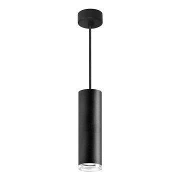 Bathroom chandelier on a string TURYN 1xGU10/10W/230V IP44 black