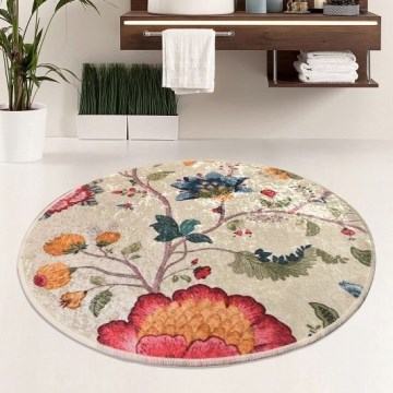 Bathroom mat ARYA d. 100 cm colorful