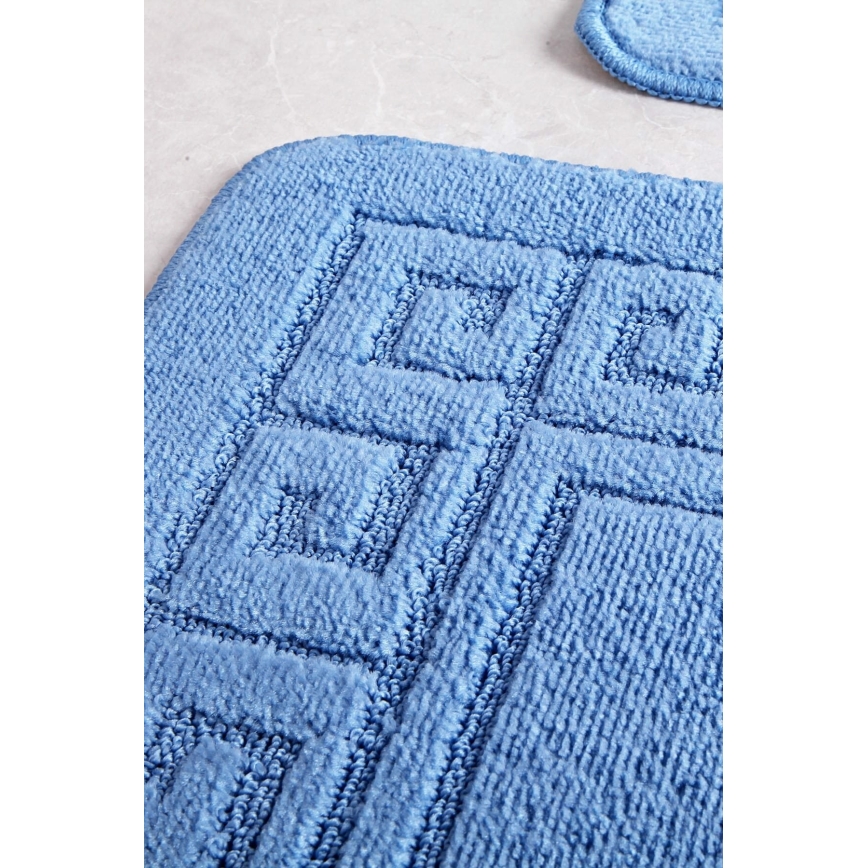 Bathroom mat ETHNIC 50x70 cm blue
