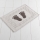 Bathroom mat FOET 50x70 cm white