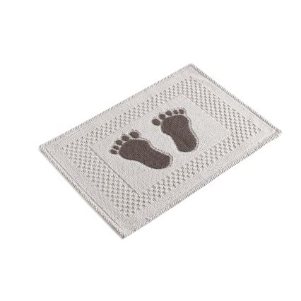 Bathroom mat FOET 50x70 cm white