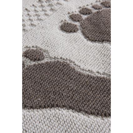Bathroom mat FOET 50x70 cm white