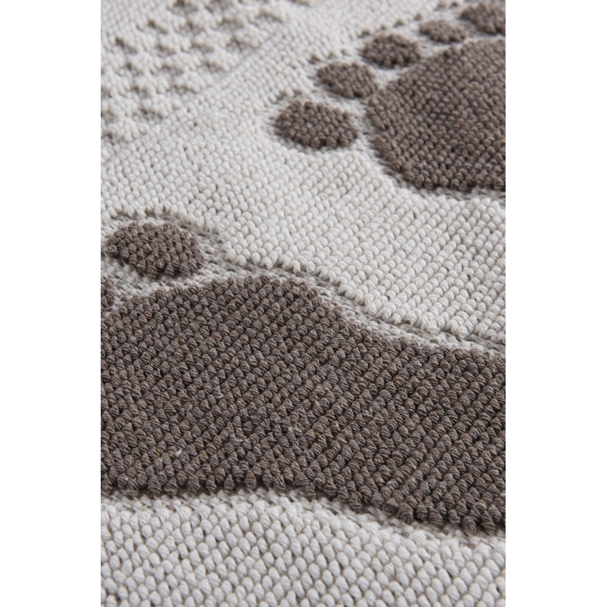 Bathroom mat FOET 50x70 cm white