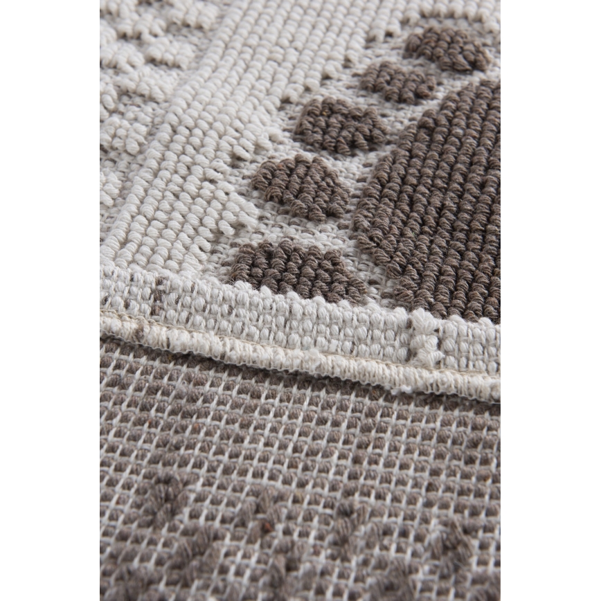 Bathroom mat FOET 50x70 cm white