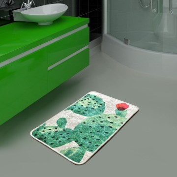 Bathroom mat GREEN 40x60 cm green