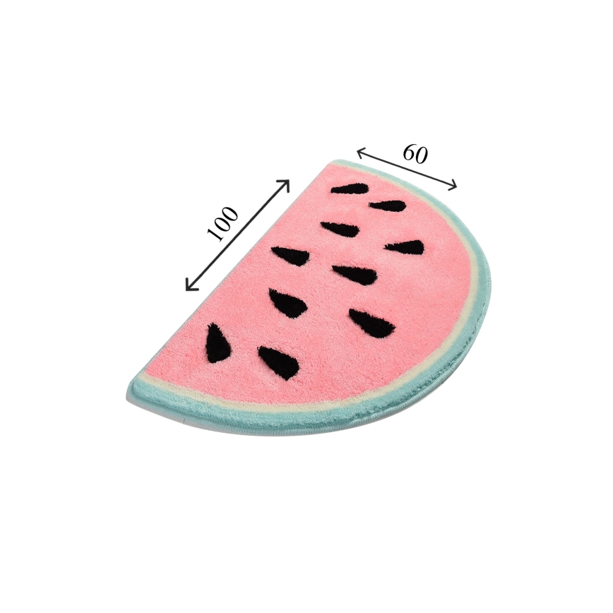 Bathroom mat KARPUZ 60x100 cm melon