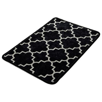 Bathroom mat KUPA 40x60 cm black