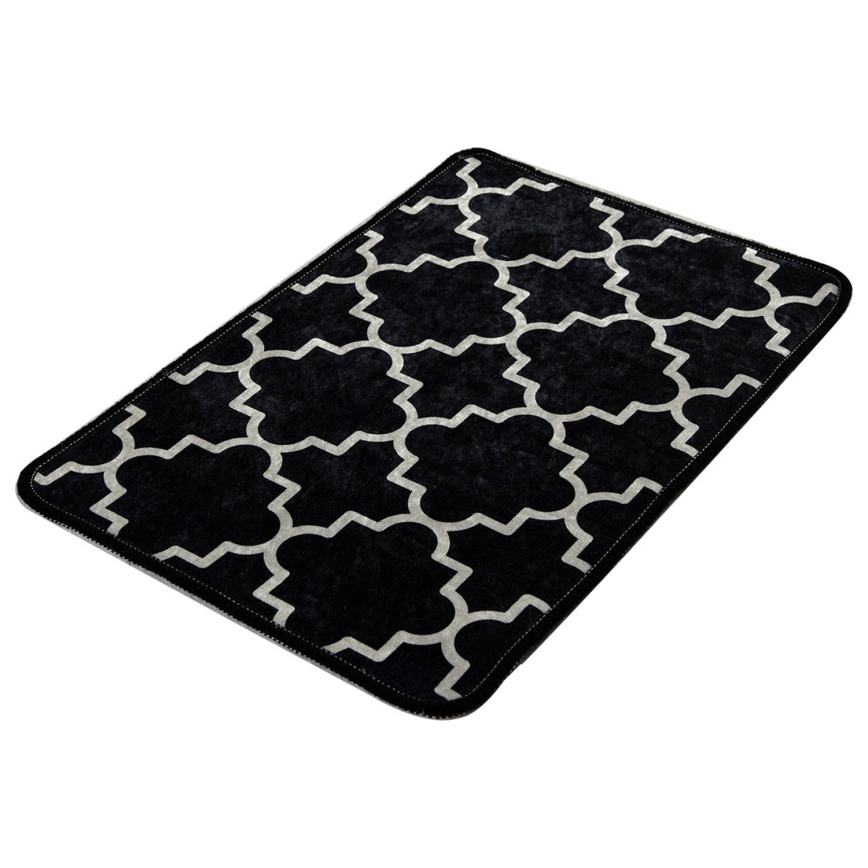 Bathroom mat KUPA 40x60 cm black