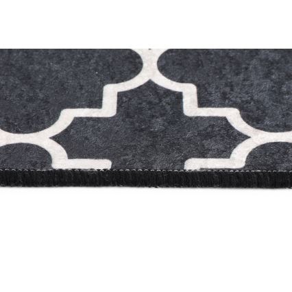 Bathroom mat KUPA 40x60 cm black