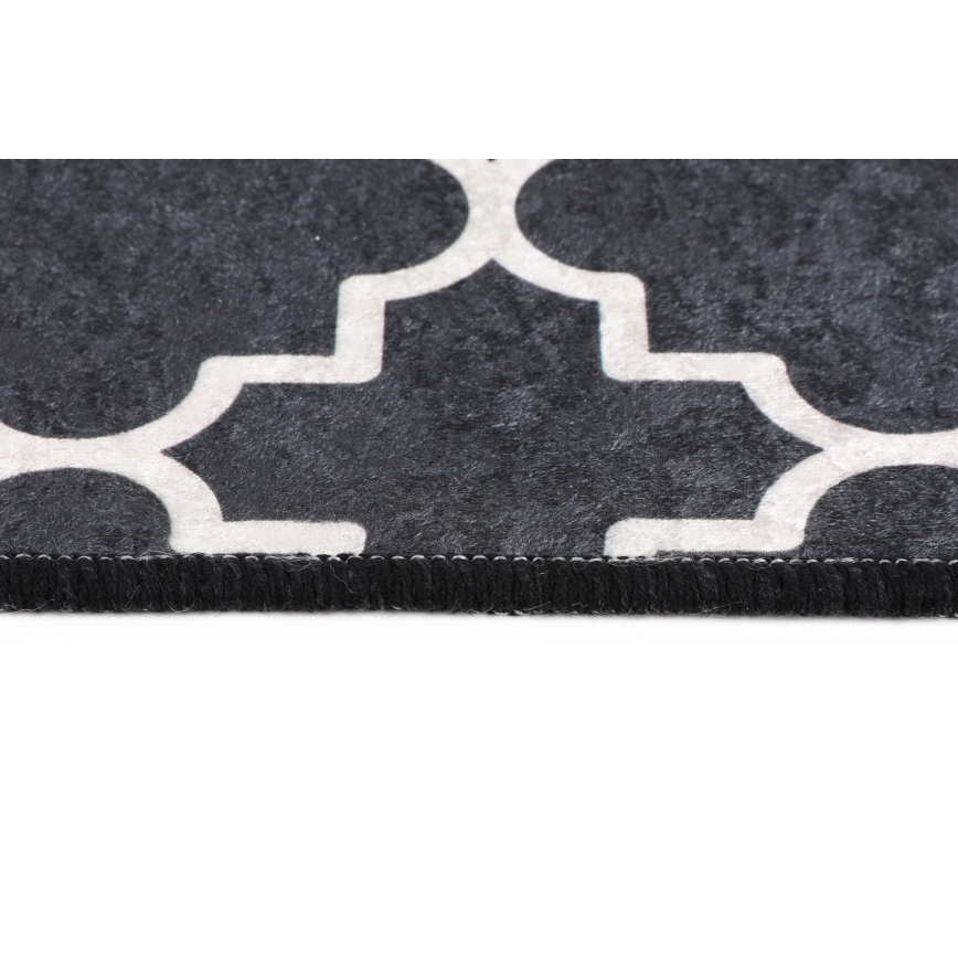 Bathroom mat KUPA 40x60 cm black