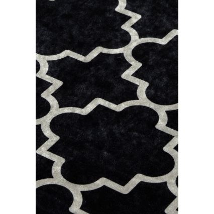 Bathroom mat KUPA 40x60 cm black