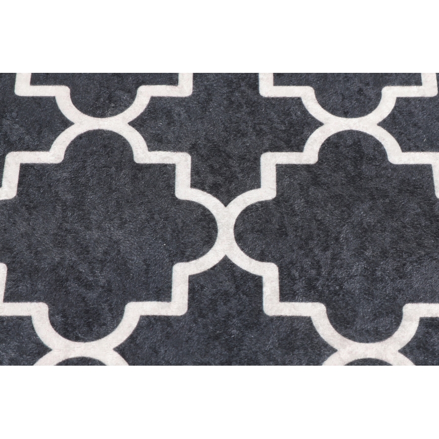 Bathroom mat KUPA 40x60 cm black