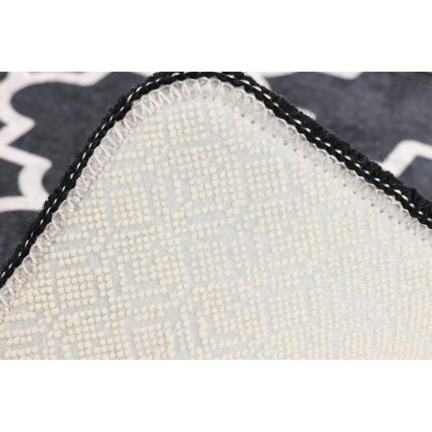 Bathroom mat KUPA 40x60 cm black
