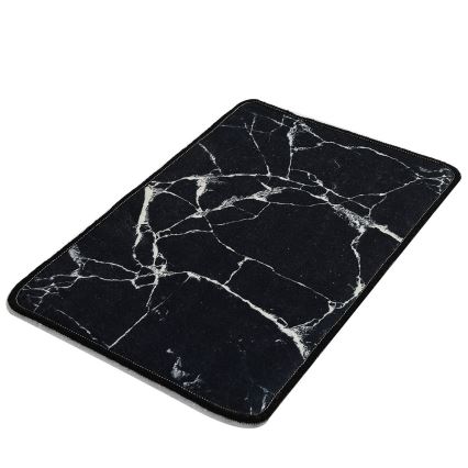 Bathroom mat MARBLE 40x60 cm black