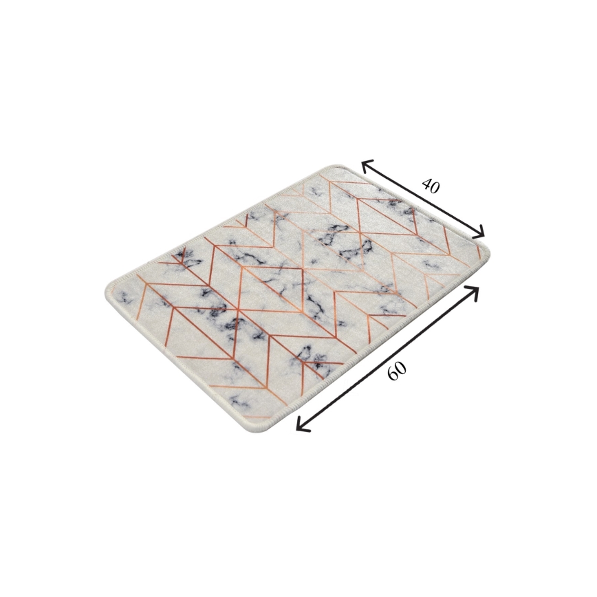 Bathroom mat MOREA 40x60 cm beige