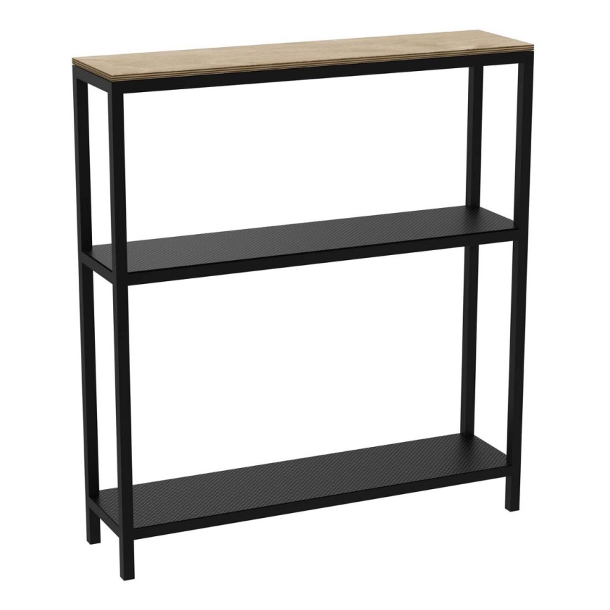 Bathroom rack 67x60 cm black