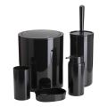 Bathroom set CARMEN 5 pcs black